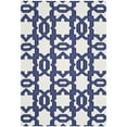 thumbnail image 2 of SAFAVIEH Dhurries Toria Geometric Wool Area Rug, Ivory/Purple, 4' x 6', 2 of 3