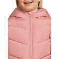 thumbnail image 5 of Swiss Tech Baby and Toddler Girls Puffer Jacket with Hood, Sizes 12M-5T, 5 of 6