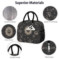 thumbnail image 4 of Lunch Bag Lunch Box for Women Reusable Insulated Lunch Bags,Water-Resistant Gothic Cooler Lunch Tote Bag, Large Capacity for Work Travel Picnic, 4 of 6