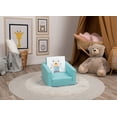 thumbnail image 4 of Delsit Kids Couch for Toddlers - 2 in 1 Convertible Foam Armchair to Lounger, Comfy Flip Out Lounge Chair, Sofa for Children, Made in Europe, 4 of 6