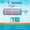 thumbnail image 3 of Hurricane HF8410-01P Platinum Purple Pool and Spa Filter Cartridge Replacement, 3 of 7