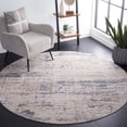 thumbnail image 2 of SAFAVIEH Vogue Denton Abstract Area Rug, Dark Grey/Grey, 6'7" x 6'7" Round, 2 of 8