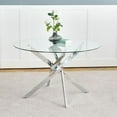 thumbnail image 1 of Heavenly Collection Star Dining Table with Tempered Glass 48", 1 of 7