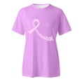 thumbnail image 4 of Womens tshirts printed short sleeve crew neck casual blouse trendy flowy clothing ladies basic tshirts comfortable daily wear tops, 4 of 4