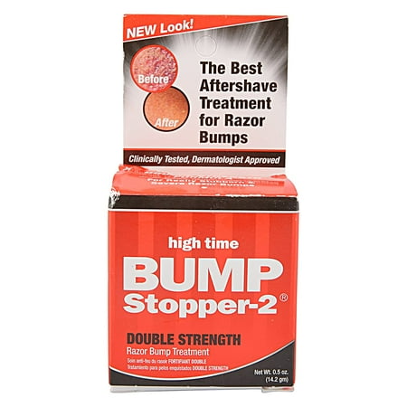 6 Pack - High Time Bump Stopper-2 Double Strength Razor Bump Treatment, 0.5 oz