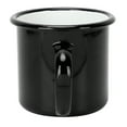 thumbnail image 4 of Taza de esmalte de 8 cm y 350 ml Taza de agua espesada respetuosa con el medio ambiente para suministros de agua de vino y café Negro, 4 of 5