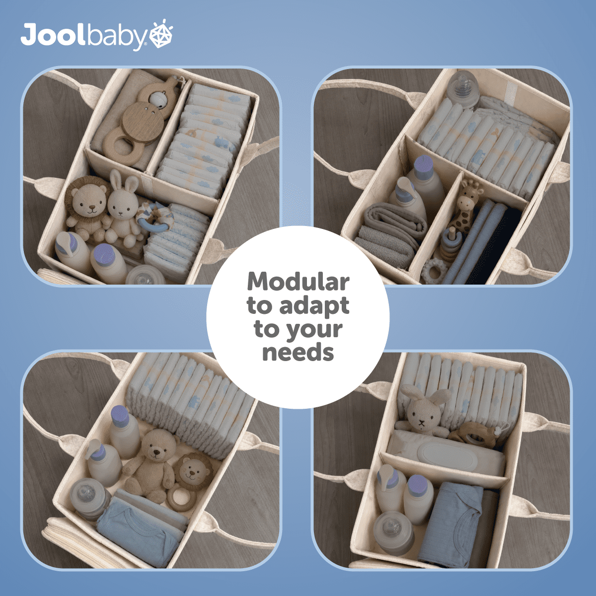 Jool Baby Tag-Along Diaper Caddy Organizer