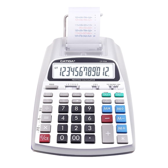 Calculadora de impresión CATIGA, nueva y mejorada, 2025, 10 teclas