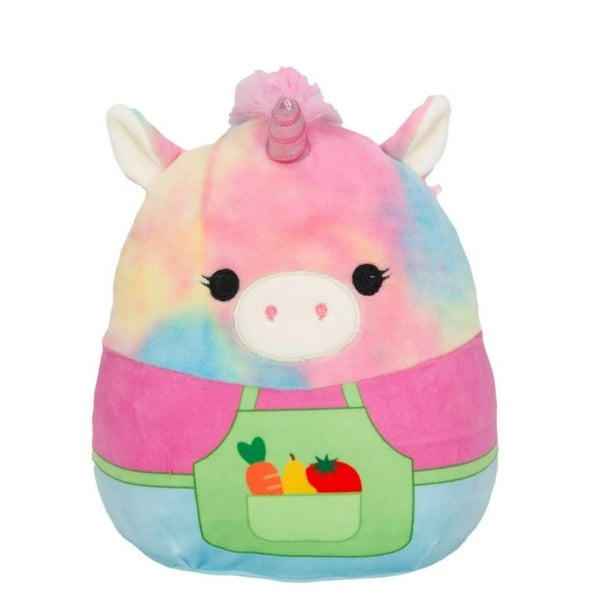 Kellytoys - Squishmallow 8" Esmeralda rainbow tie-dye unicorn -plush ...