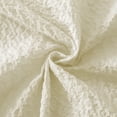 thumbnail image 7 of Dainty Home Tranquility Ivory Embossed Seersucker Polyester Shower Curtain, 70 x 72, 7 of 7