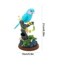 thumbnail image 6 of Talking Parrot | Cute Electric Battery Operated Control Voice Simulation Parrots | Sparrow Bird Repeats What You Say, Electric Parrot Induction Toy for Garden, 6 of 9