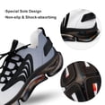 thumbnail image 7 of Aesthetic Distant Blue And White Gradient Walking Shoes for Men Woman Lightweight Tennis Fashion Elastic Sports Shoes Cushion Basketball Shoes, 7 of 7