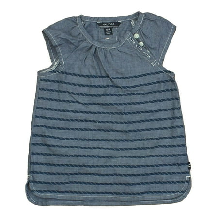 

Pre-owned Nautica Girls Blue Blouse size: 12 Months