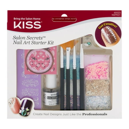 Kiss Salon Secrets Nail Art Starter Kit, 1.0 CT - Walmart.com