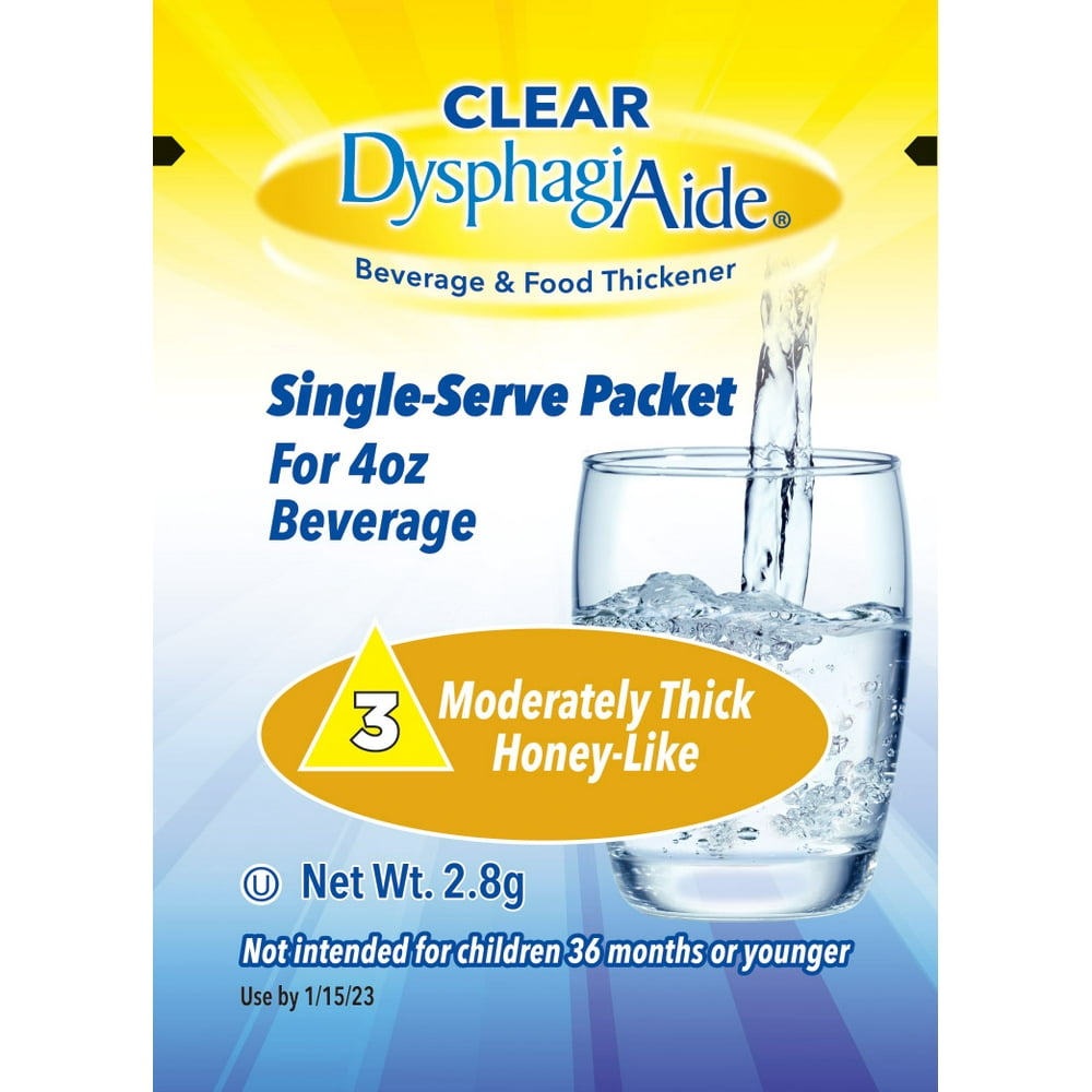 Clear DysphagiAide Beverage and Food Thickener (Powder) Level 3 Single