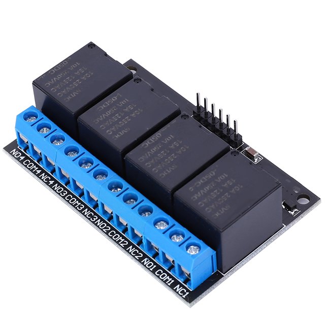 Relay Board,4 Channel Bistable Self Low Level Relay Module Low Level Control Switch Ultimate Reliability