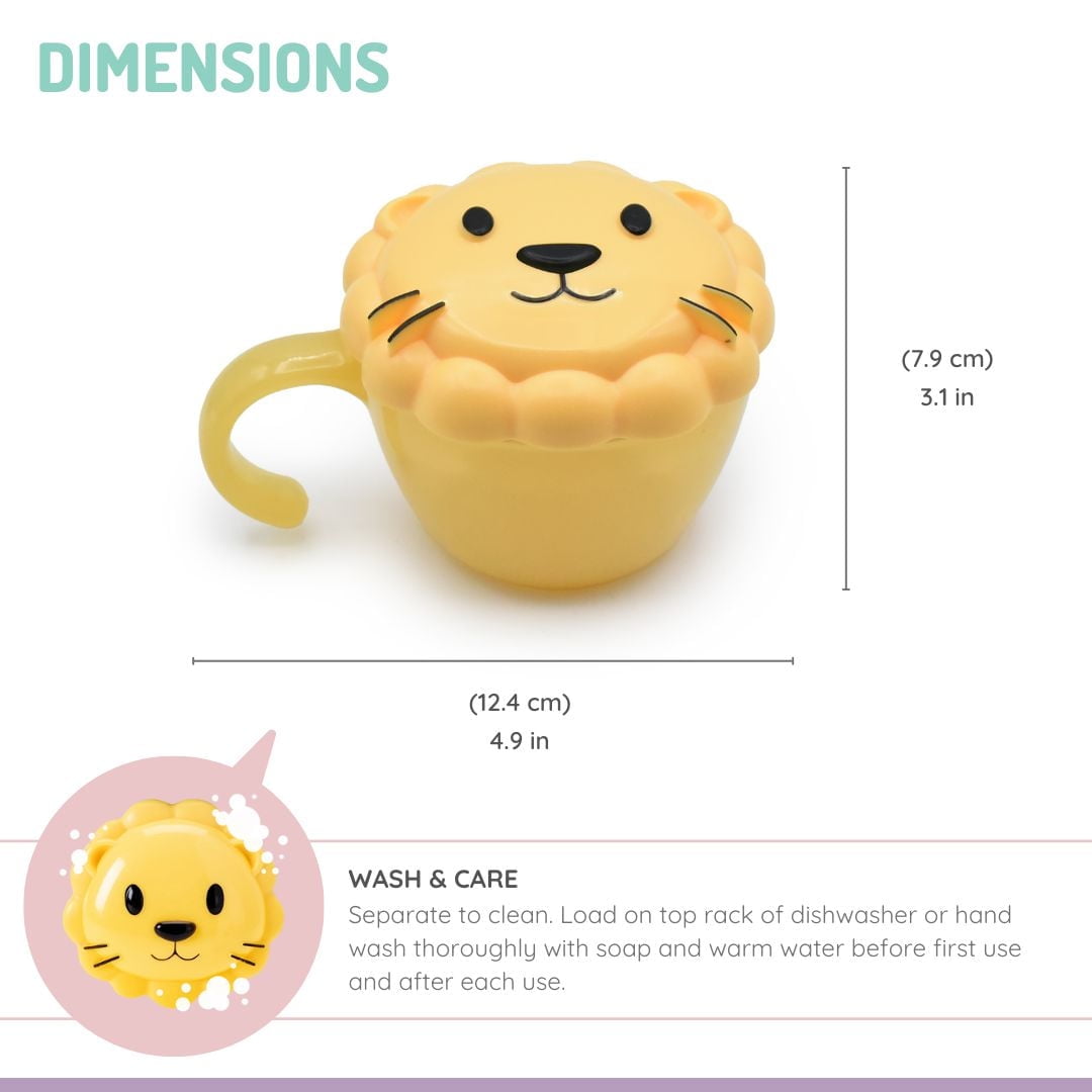 Contenants à collation en forme d’animaux avec piège à doigts pour les tout-petits, les enfants et les adultes