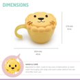 thumbnail image 3 of Melii contenant à collations animal avec ouverture souple pour tout-petits, enfants et adultes, lion, 7,84 oz / 232 ml, 3 of 8