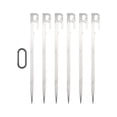 thumbnail image 4 of 6Pcs Tent Stakes Pegs Ground Nails Tent Pegs Stake Set Tent Stakes Tarp Pegs for, 4 of 8