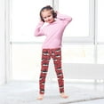 thumbnail image 5 of joogoo Girls' Leggings Stars Sharks Yoga Pants 9-10T, 5 of 8