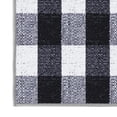 thumbnail image 5 of Ottomanson Non-Slip Kitchen Runner Rug 1'10.5" x 6' – Low Pile Stain Resistant Floor Mat, Buffalo Plaid Black/White, 5 of 14