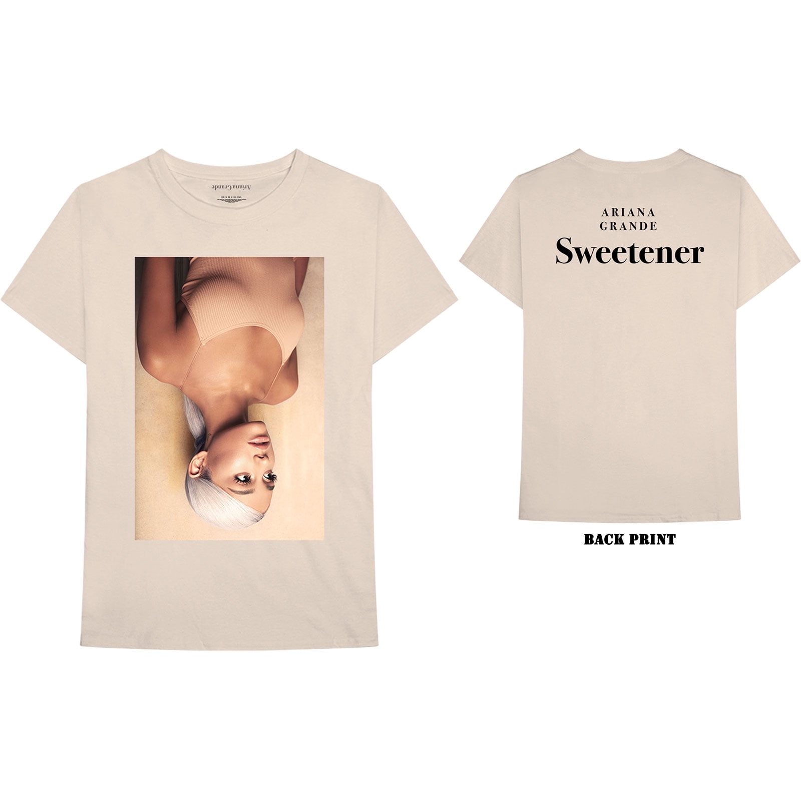 Ariana Grande Unisex T-Shirt Sweetener (Back Print) (Large) - Walmart.Com