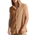 thumbnail image 5 of JDQJBZ Mens Summer Sleeveless Shirts Summer Solid Color Hooded Sleeveless Tank Tops, 5 of 5