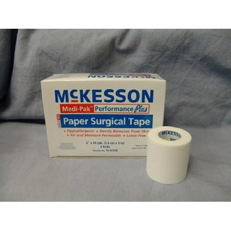 McKesson - Medical Tape McKesson Paper 2 Inch X 10 Yard White NonSterile - 72/Case