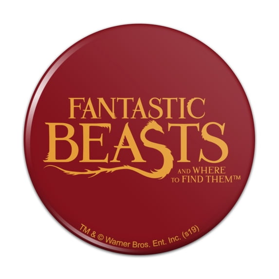Fantastic Beasts and Where to Find Them Logo Kitchen Refrigerator Locker Button Magnet