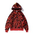 thumbnail image 1 of Chandail à Capuchon Bape Shark, Marque Mode, Cardigan à Fermeture Éclair Intégrale, Veste avec Poches, 1 of 5