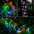 thumbnail image 4 of Asisol Christmas LED Rope Lights Indoor Outdoor, Battery Operated 23ft 50 LED Waterproof String Lights 8 Modes Lighting with Remote for Christmas Party Garden Home Decoration, 4 of 9