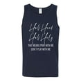 thumbnail image 2 of Half Hood Half Holy Pray With Me Mens Graphic Tank Top, Navy, Large, 2 of 3