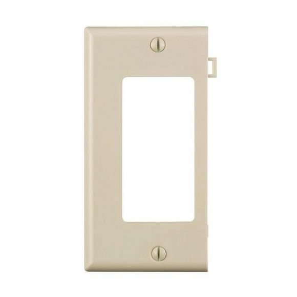 Leviton 907-PSE26-00T 1 Gang Light Almond Decora End Panel Sectional Wall Plate
