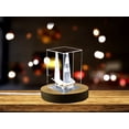 thumbnail image 3 of A Faceted Crystal Traffic Cone - Honoring Vigilance and Safety, 3 of 7