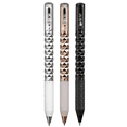 thumbnail image 1 of Geometric Metal Crinkle Pen Fidget, Stress Relief Metal Shape Shifting Switchpen, 0.5mm Retractable Gel Pen, Multicolor, 1 of 8