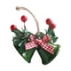 thumbnail image 3 of 2 Adornos De Campana De Navidad, Adorno Colgante De Navidad Para Festivales En El Hogar, Porche, Verde, 3 of 9