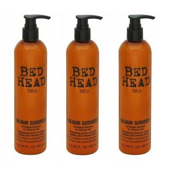 Bed Head by TIGI Colour Goddess Oil Infused Shampoo, 13.5 oz (Pack of 3)