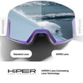 thumbnail image 4 of 100% Norg Hiper Goggle - Black/Red; Mirror Red, 4 of 7