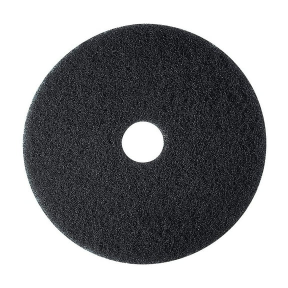 Staples Coastwide Professional High Productivity 20" Stripper Floor Pad Black 5/Carton (CW22977)