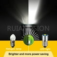 thumbnail image 3 of Ruiandsion E10 Bulb Replacement, 200LM 6000K White DC 3-18V Wide Voltage for Flashlight Bike Camping Emergency Light, 2-Pack, 3 of 9