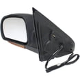 thumbnail image 2 of For Isuzu Ascender 2006 Door Mirror Driver Side | Power Glass | Heated | Manual Folding | Textured Black | Non-Towing | With Signal Light | w/ Puddle Light | Replacement For GM1320351 | 15789788, 2 of 7