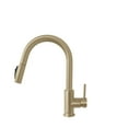thumbnail image 2 of Stylish Modena 14 ⅛" Brushed Gold Pull-Down Dual Function Water Filter Faucet K-131GR, 2 of 15