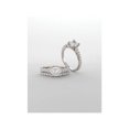 thumbnail image 2 of G/VS2 2 ct Round Cut Diamond Engagement Wedding Ring Set White Gold Lab Grown, 2 of 4