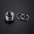 thumbnail image 4 of 100 Pieces Key Chains 1.2 Inch, 304 Stainless Steel Keyrings Metal Keychain Split Ring Keychain Flat Ring for Home Car Office Key Attachment, 4 of 5