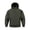 Army Green, variant on Mens Lightweight Windproof Quarter Zip Anorak Jacket Raglan Sleeve Hooded Pullover Windbreaker Ribbed Cuffs Snap Pockets for Hiking