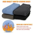 thumbnail image 3 of Loritta 4 Pairs Thermal Socks for Women Winter Thick Warm Heated Boot Crew Socks, 3 of 6