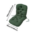 thumbnail image 3 of Light Gray High Back Chair Cushion for Outdoor Patio, Thicken Rocking Chair Cushion 39.3 x 19.6 Inch, Waterproof Garden Chair Pad for Lounger Recliner, Soft Cushion for Indoor Outdoor Use, Set of 1, 3 of 4