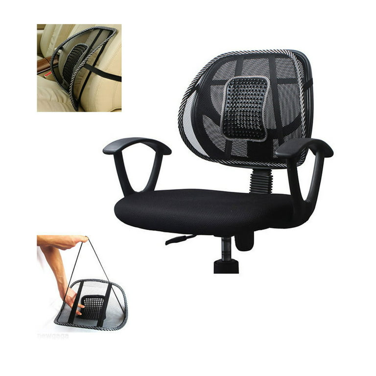 Mesh Lumbar Back Brace Support Office Home Car Seat Chair Cushion
