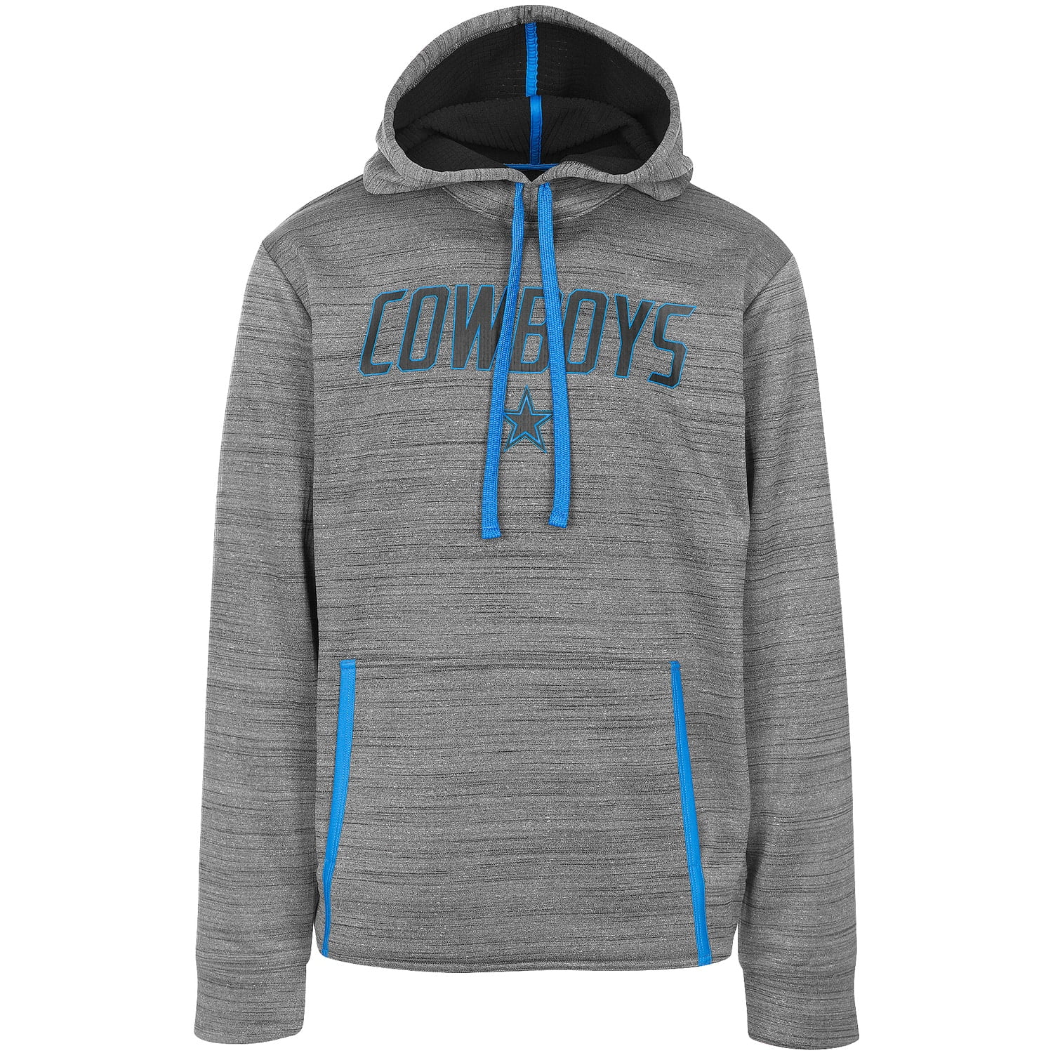 Youth Dallas Cowboys Heathered Gray Braum Pullover Hoodie