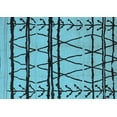 thumbnail image 1 of Ahgly Company Indoor Rectangle Solid Light Blue Modern Area Rugs, 3' x 5', 1 of 4